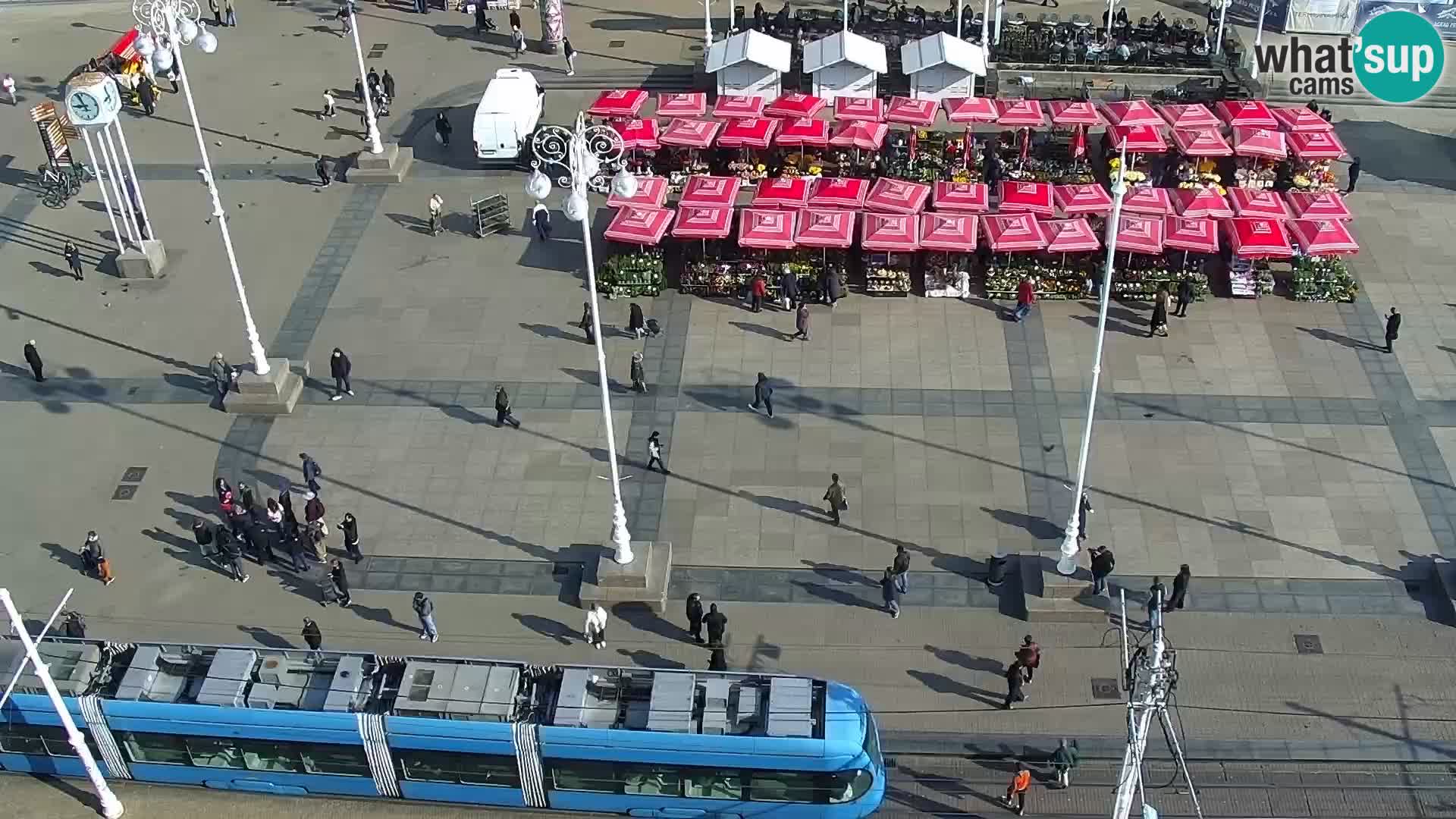 Piazza Ban Jelačić livecam Zagreb – Hotel Dubrovnik