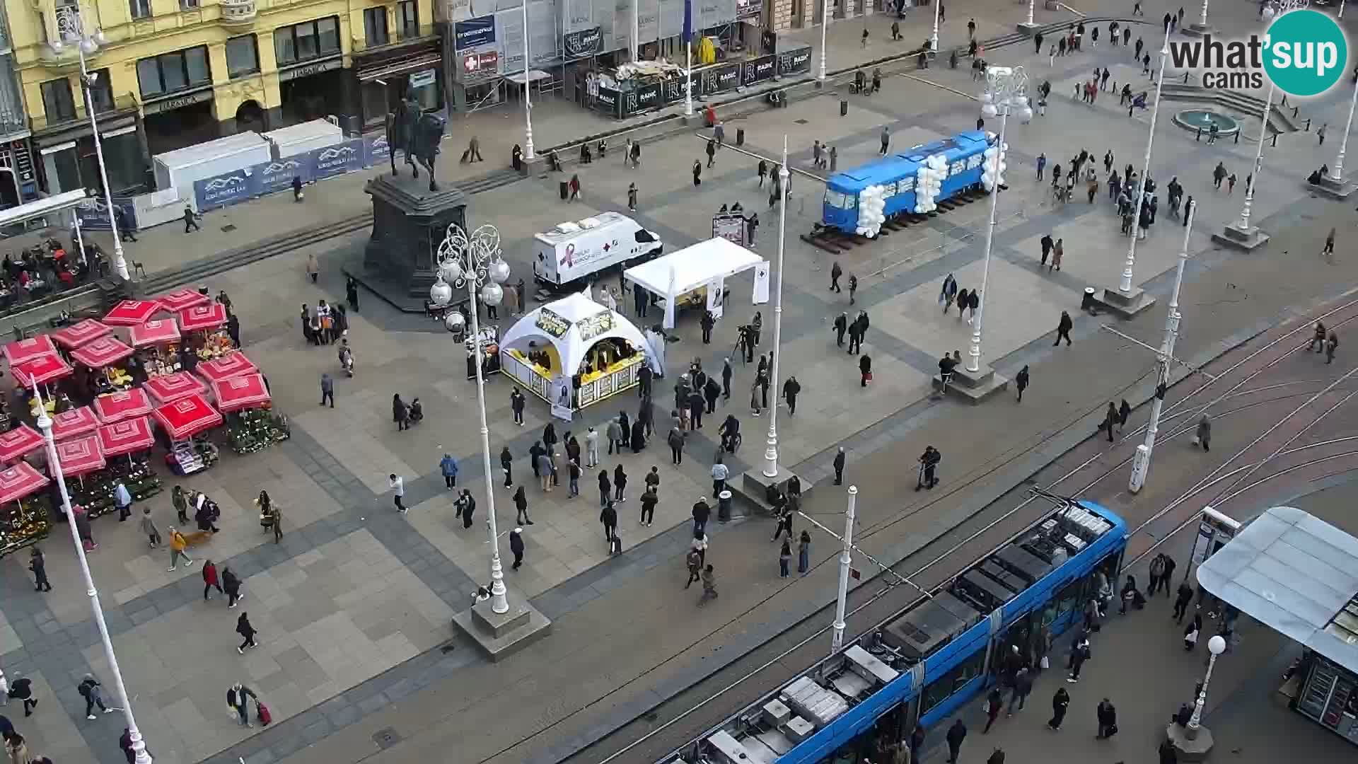 Plaza Ban Jelačić camera en vivo Zagreb – Hotel Dubrovnik