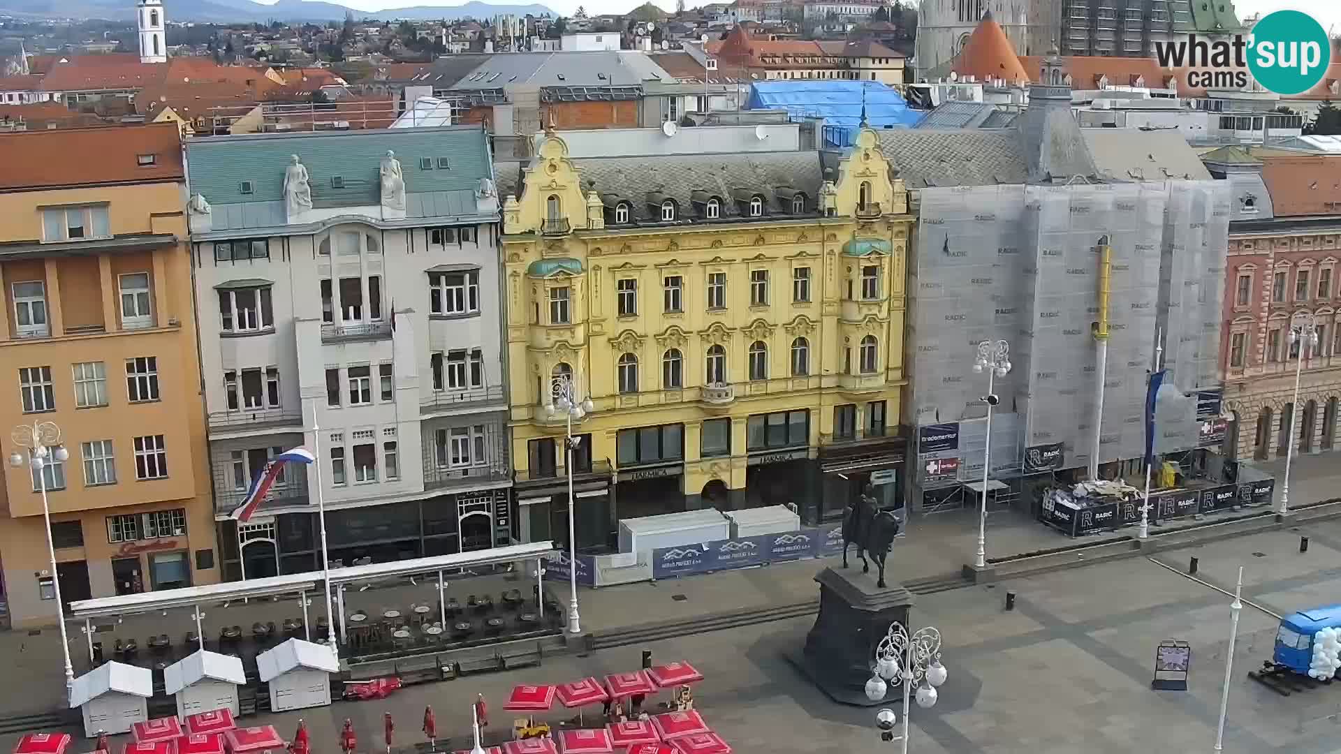 LIVE Webcam Zagreb Hotel Dubrovnik | Ban Jelačić square