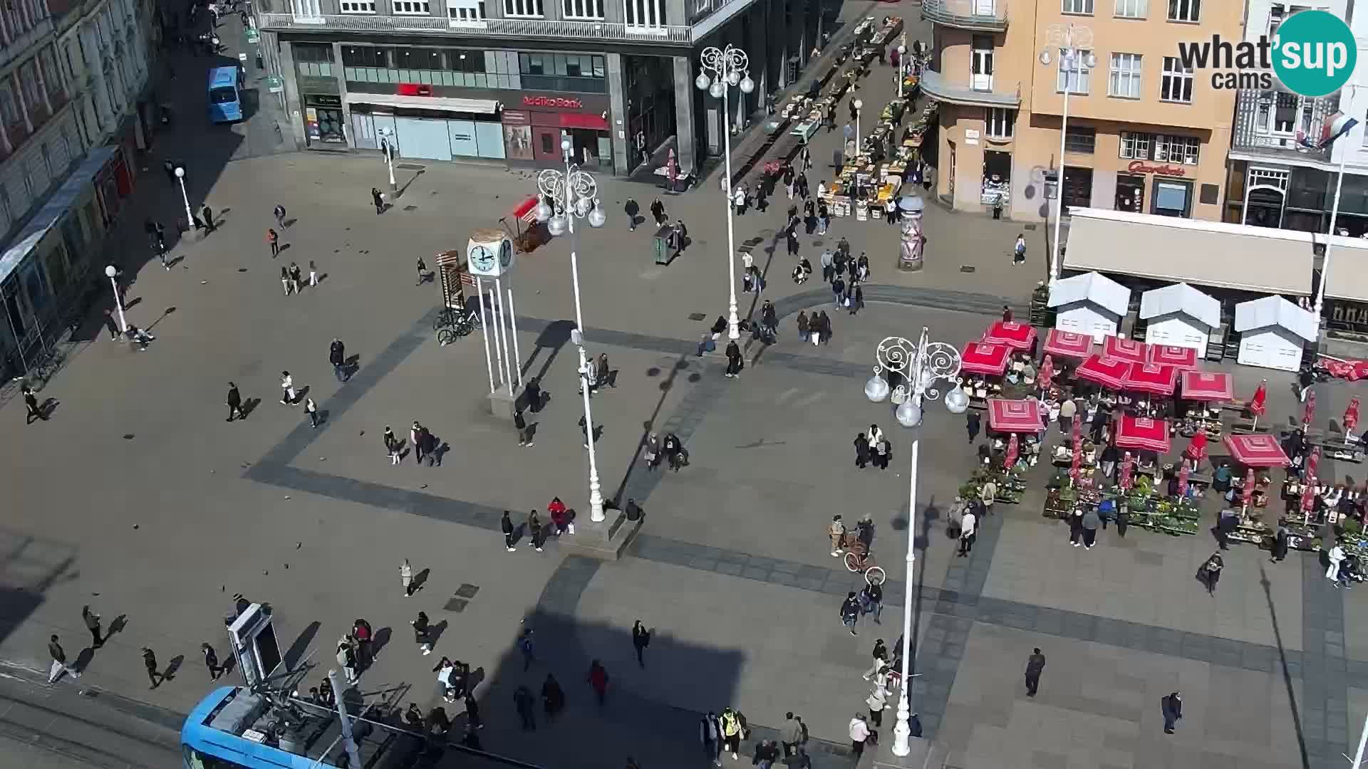 LIVE Webcam Zagreb Hotel Dubrovnik | Ban Jelačić square