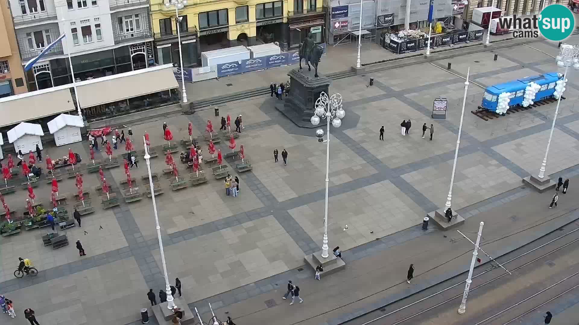 Plaza Ban Jelačić camera en vivo Zagreb – Hotel Dubrovnik