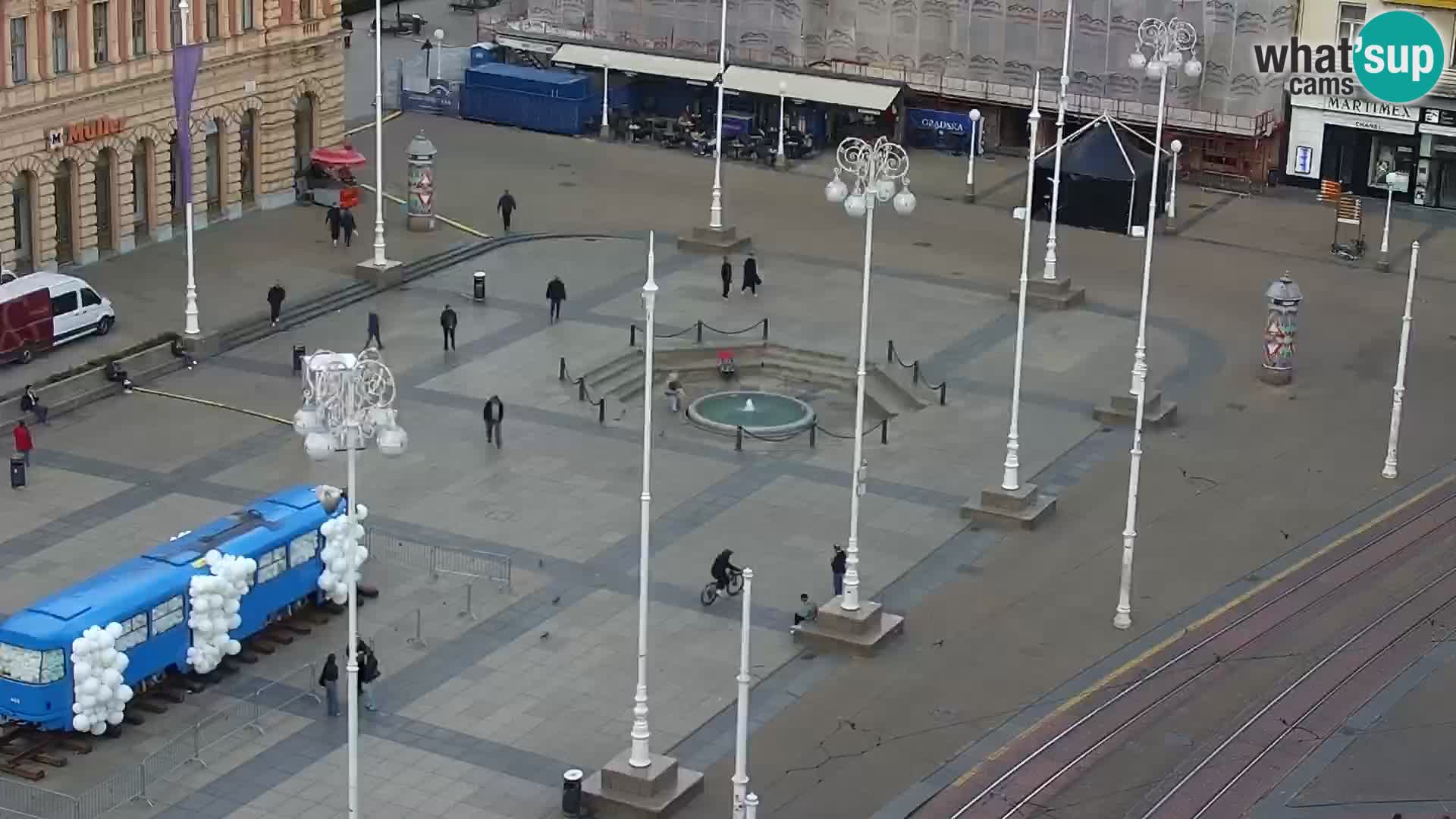 Plaza Ban Jelačić camera en vivo Zagreb – Hotel Dubrovnik