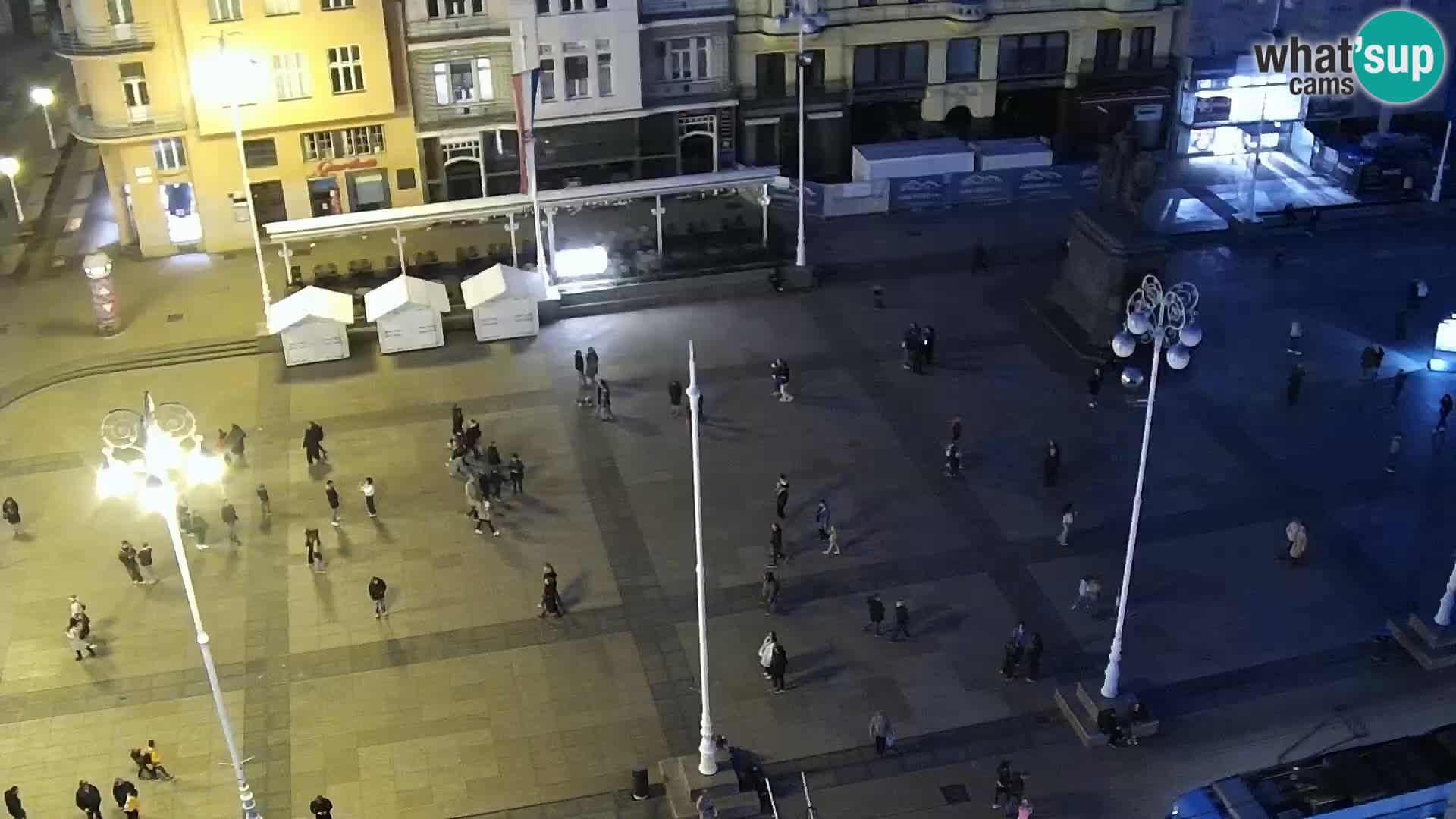 Plaza Ban Jelačić camera en vivo Zagreb – Hotel Dubrovnik