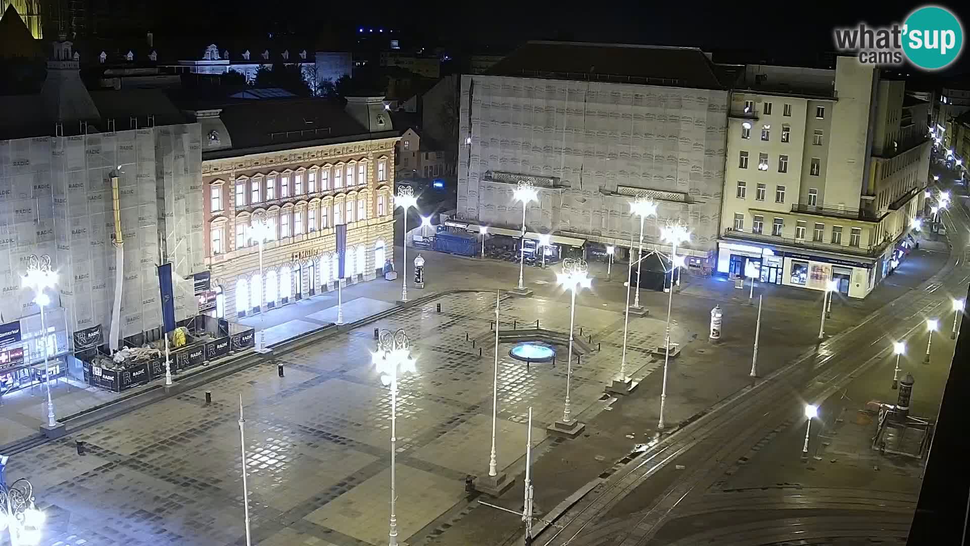 LIVE Webcam Zagreb Hotel Dubrovnik | Ban Jelačić square