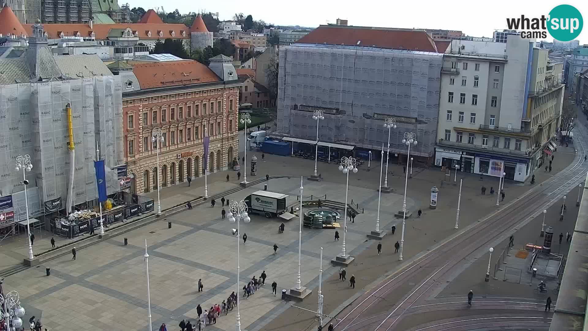 Ban Jelačić live cam Zagreb – Hotel Dubrovnik