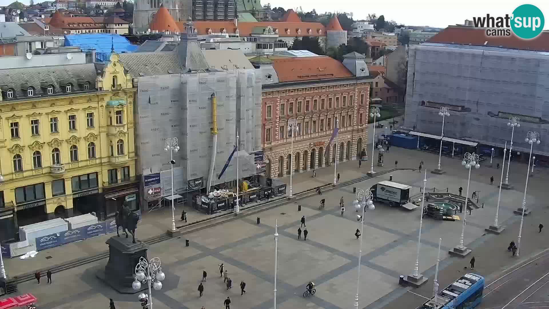 Ban Jelačić live cam Zagreb – Hotel Dubrovnik