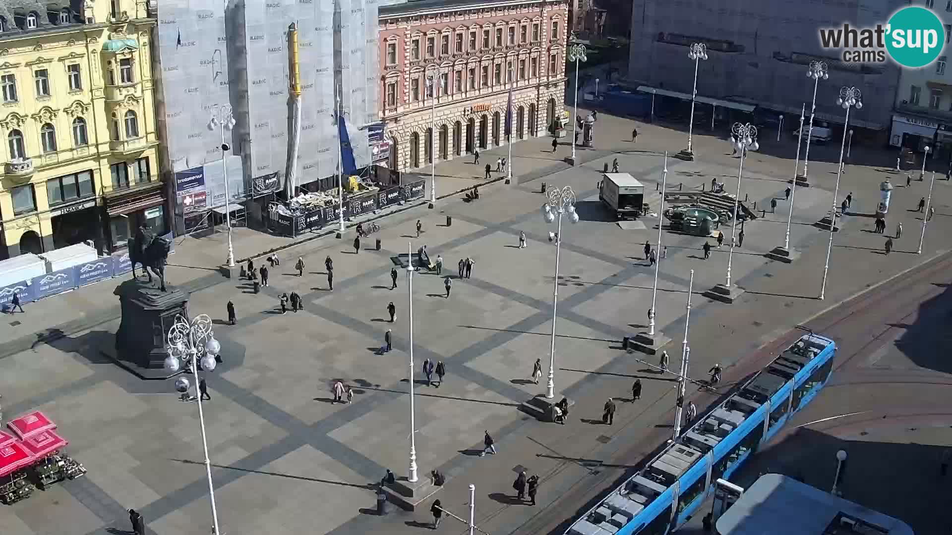 LIVE Webcam Zagreb Hotel Dubrovnik | Ban Jelačić square