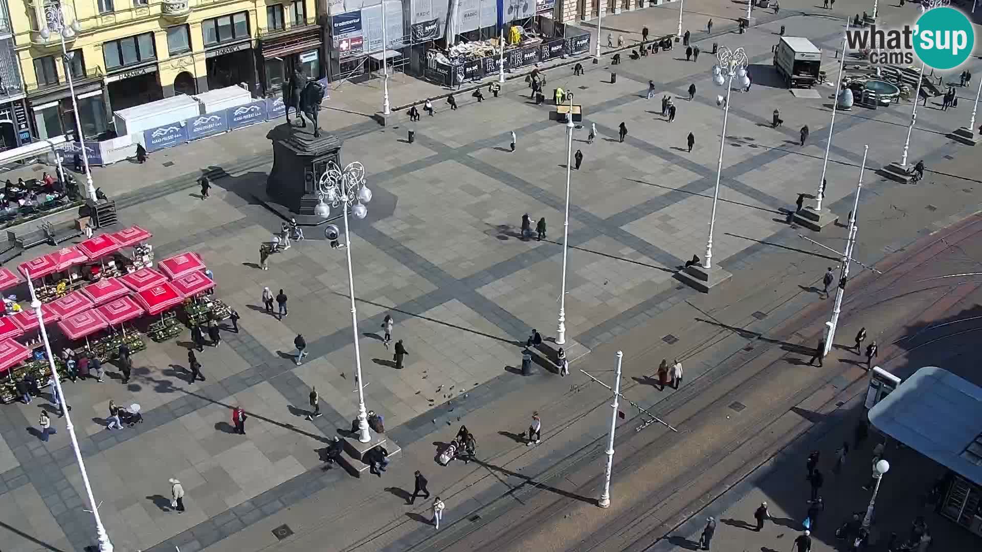 LIVE Webcam Zagreb Hotel Dubrovnik | Ban Jelačić square