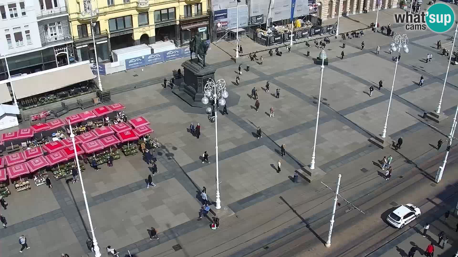 LIVE Webcam Zagreb Hotel Dubrovnik | Ban Jelačić square