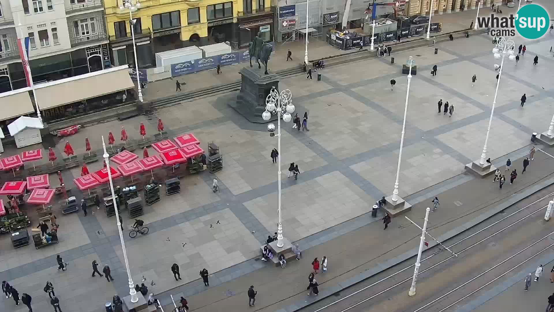 Webcam live Zagreb – Piazza Ban Jelačić