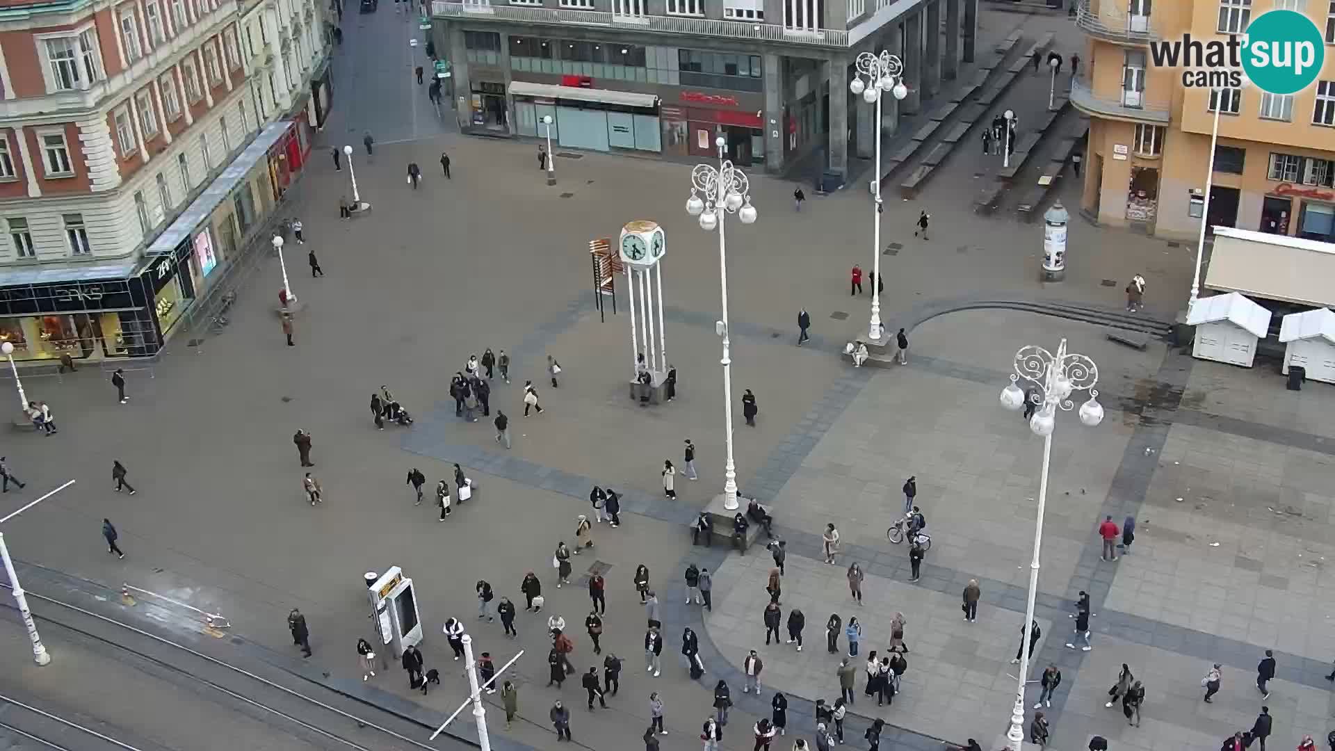 Piazza Ban Jelačić livecam Zagreb – Hotel Dubrovnik