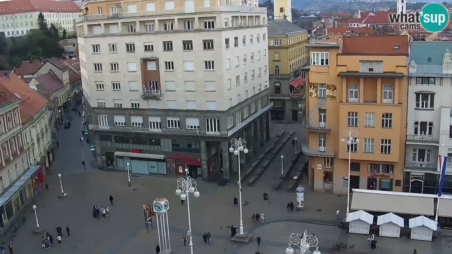 Piazza Ban Jelačić livecam Zagreb – Hotel Dubrovnik