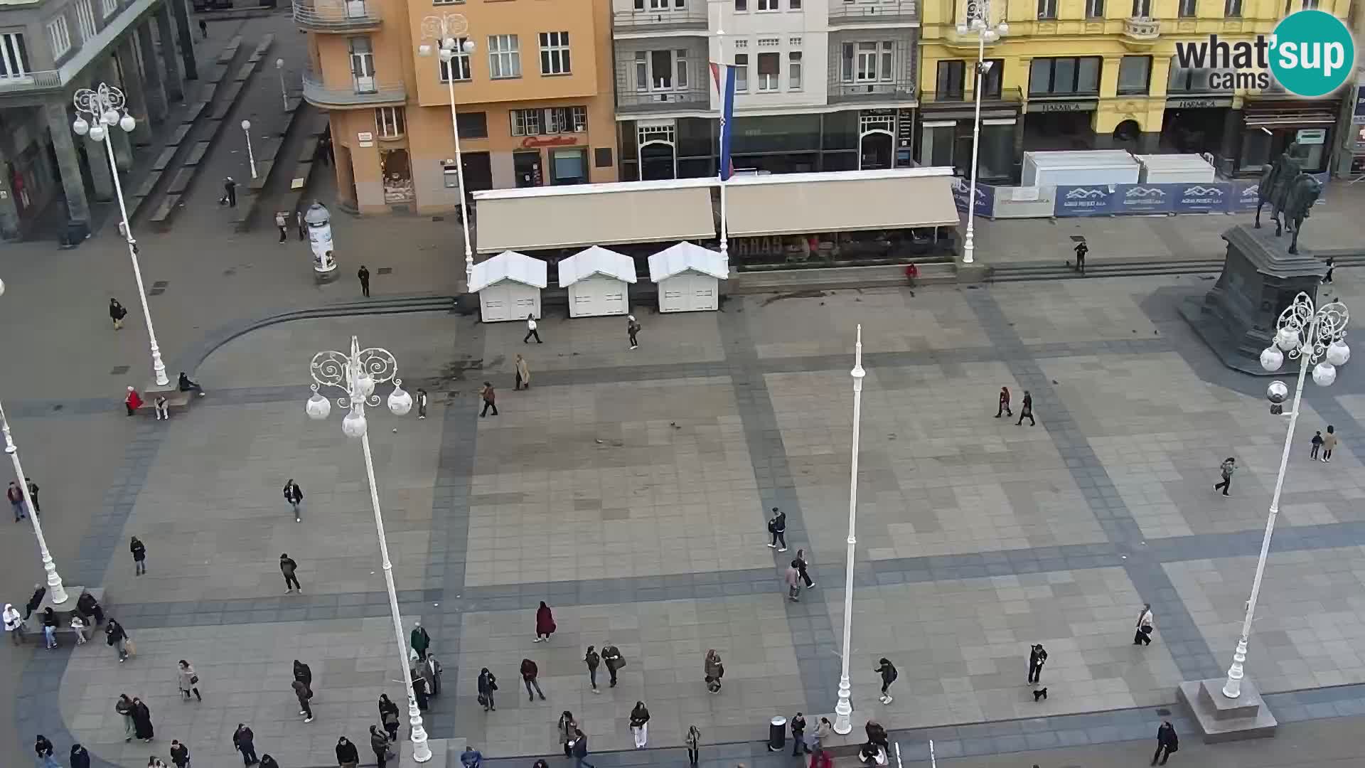 Piazza Ban Jelačić livecam Zagreb – Hotel Dubrovnik