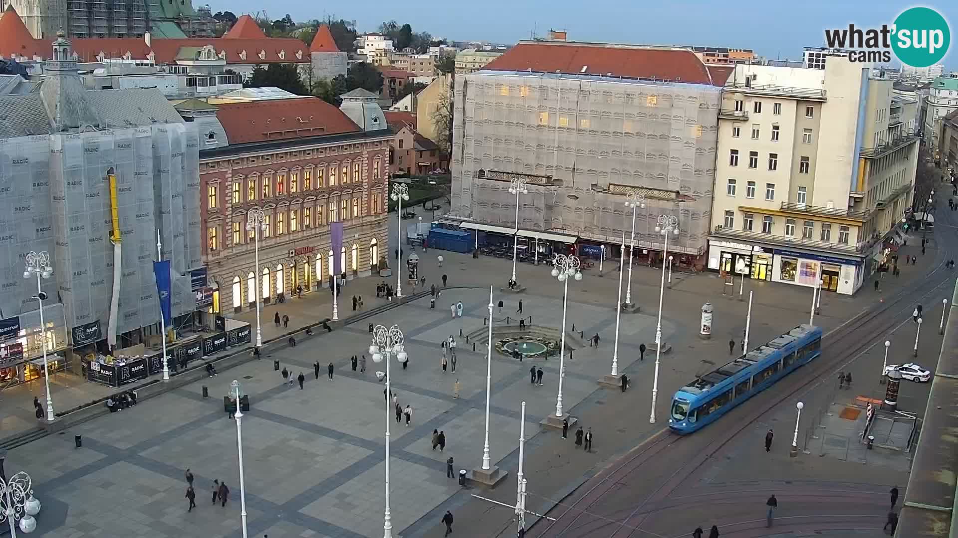 LIVE Webcam Zagreb Hotel Dubrovnik | Ban Jelačić square