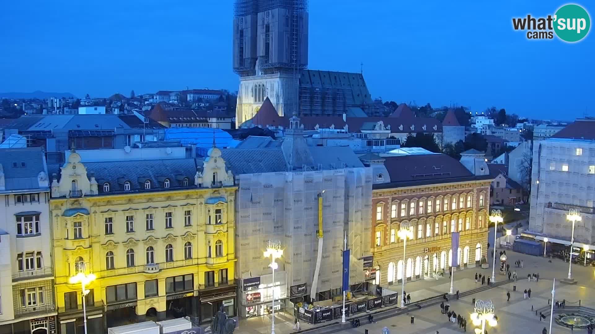 Piazza Ban Jelačić livecam Zagreb – Hotel Dubrovnik