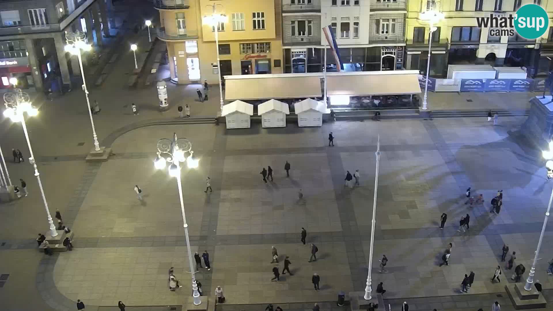 Ban Jelačić Platz  Live webcam Zagreb – Hotel Dubrovnik