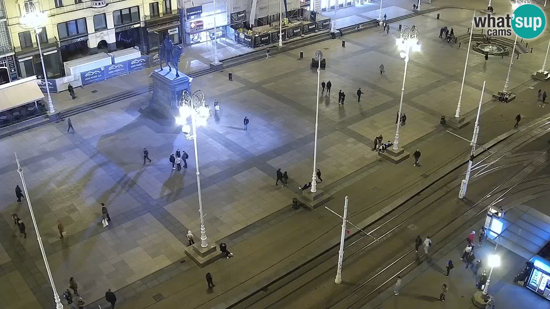 Plaza Ban Jelačić camera en vivo Zagreb – Hotel Dubrovnik