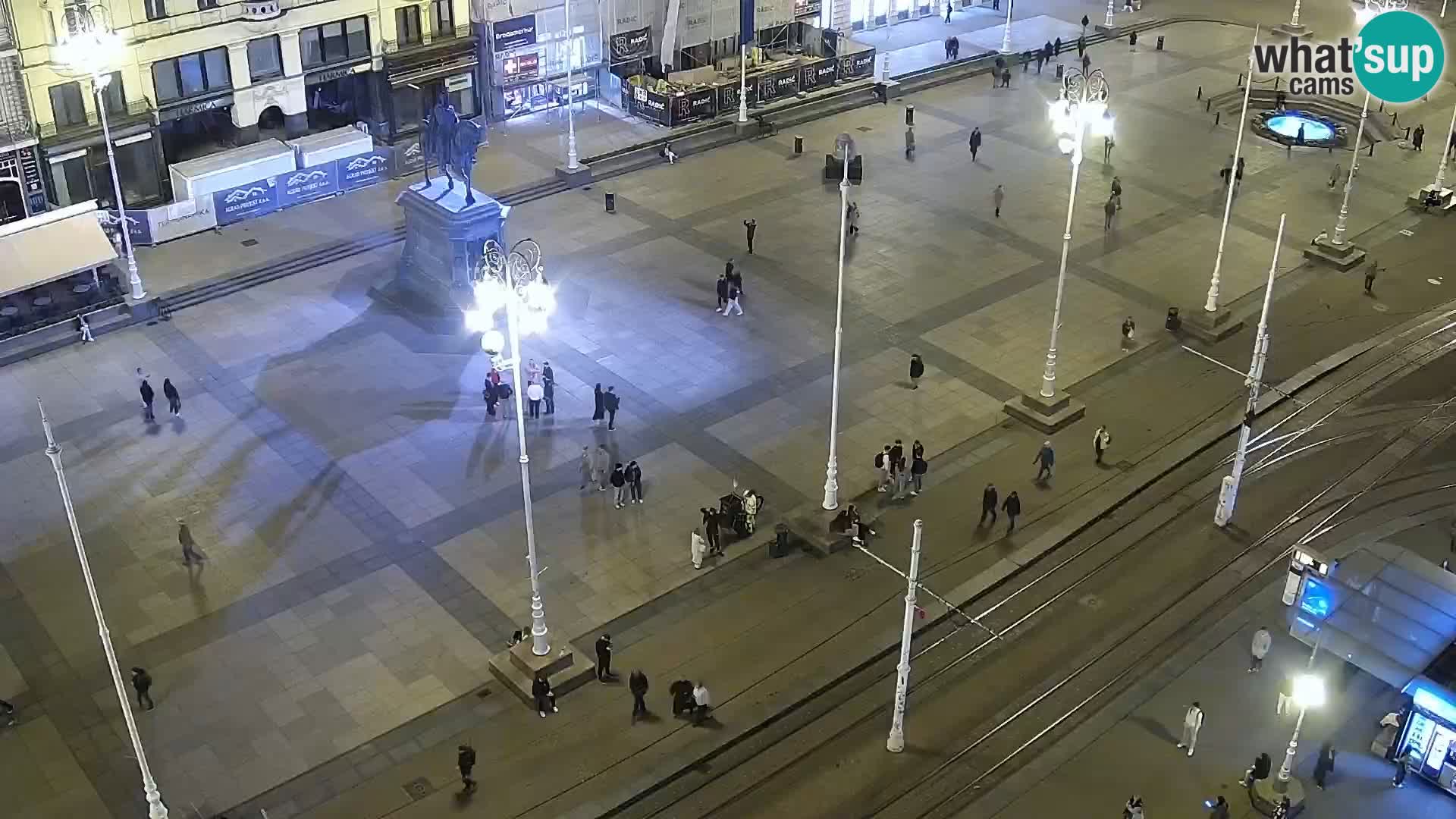 Plaza Ban Jelačić camera en vivo Zagreb – Hotel Dubrovnik