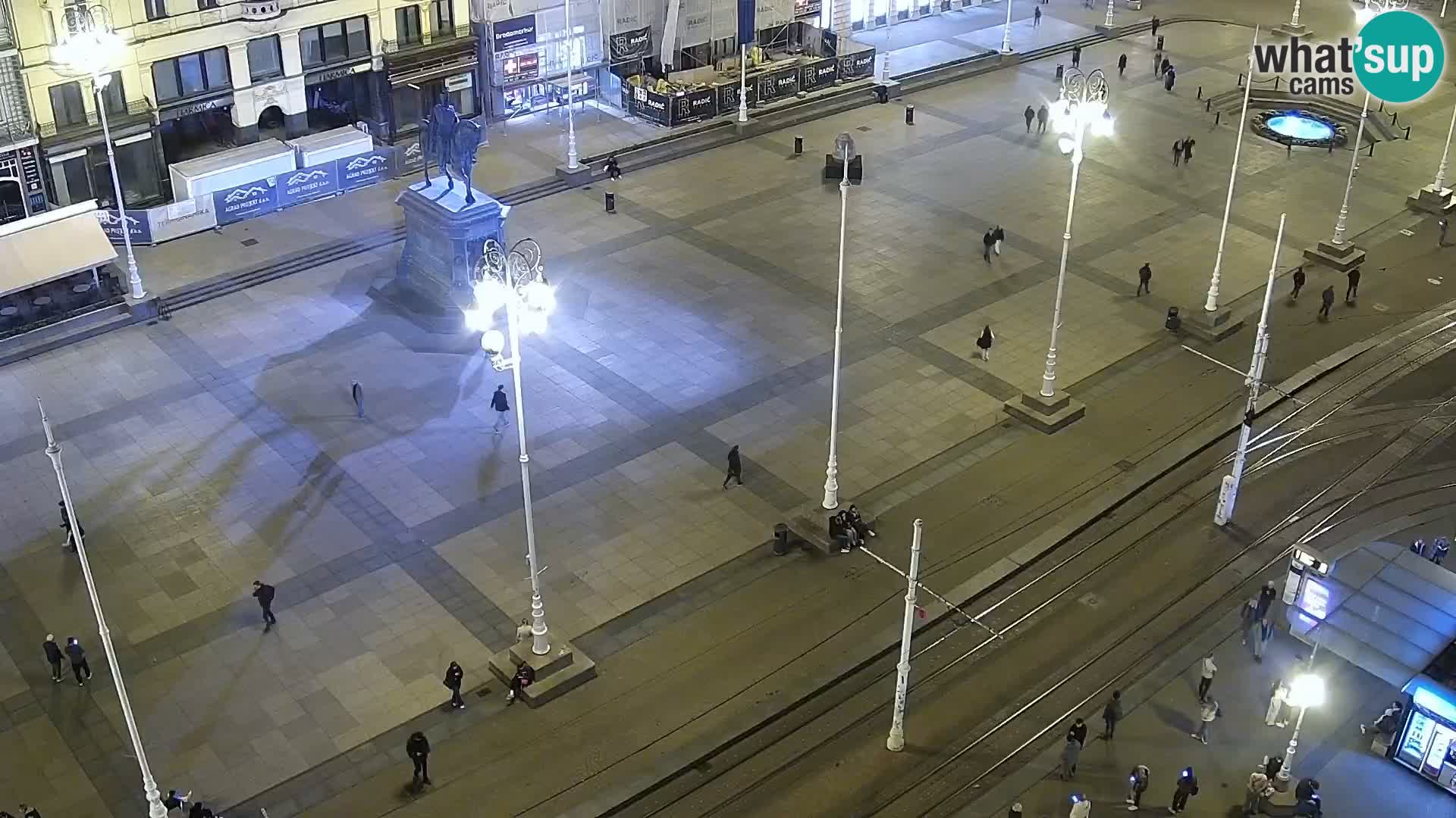 LIVE Webcam Zagreb Hotel Dubrovnik | Ban Jelačić square