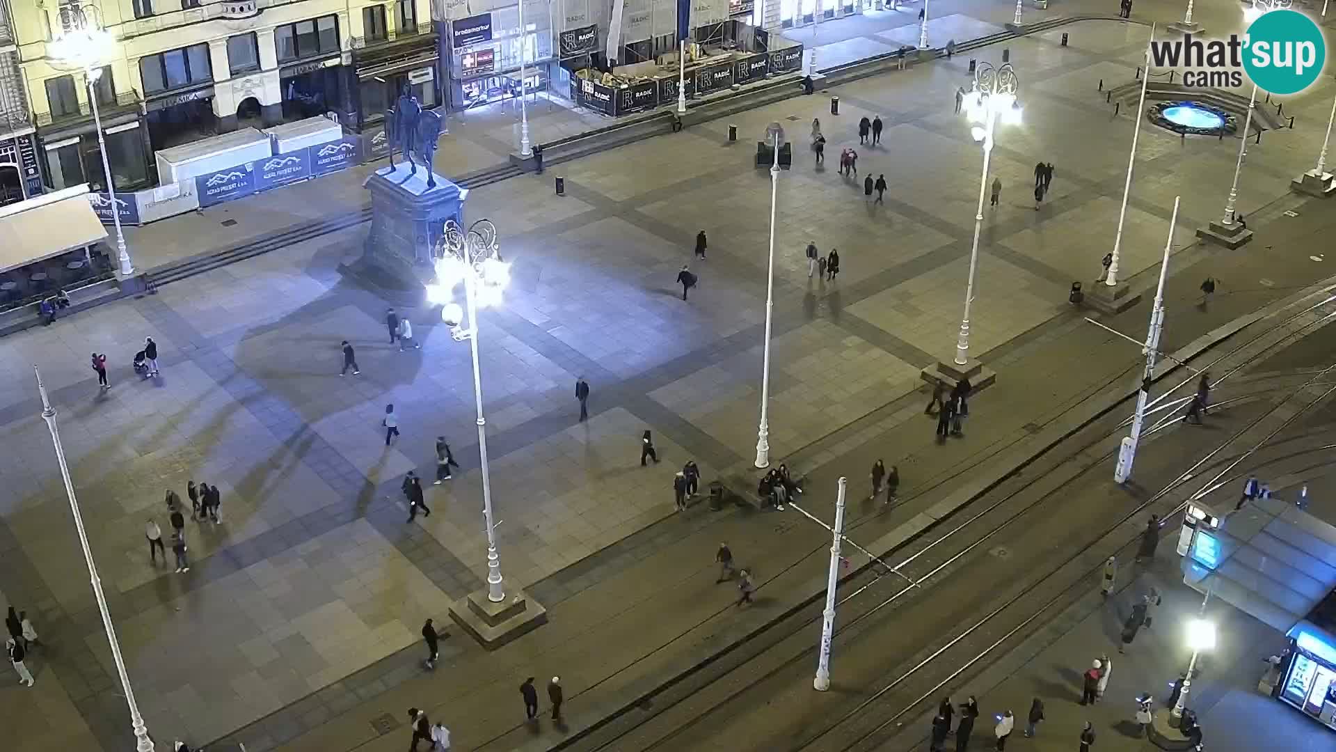 LIVE Webcam Zagreb Hotel Dubrovnik | Ban Jelačić square