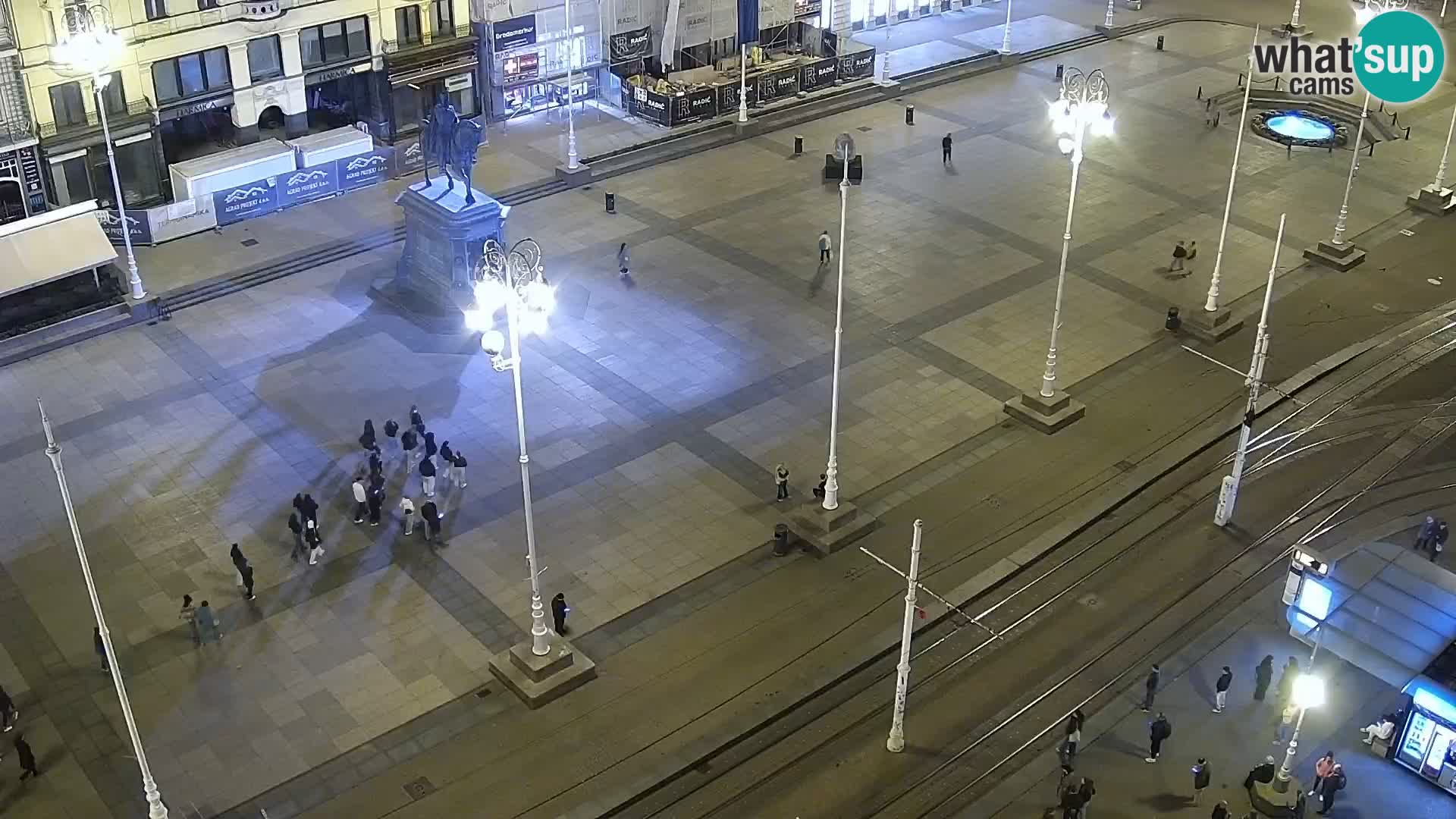 Piazza Ban Jelačić livecam Zagreb – Hotel Dubrovnik