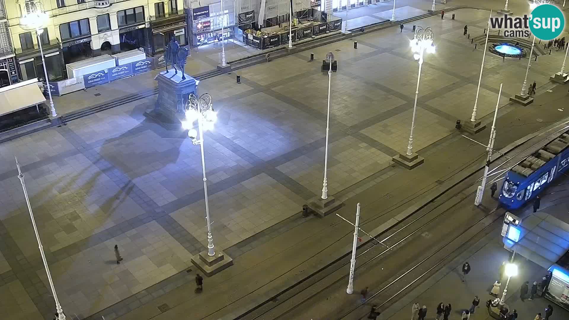 Plaza Ban Jelačić camera en vivo Zagreb – Hotel Dubrovnik