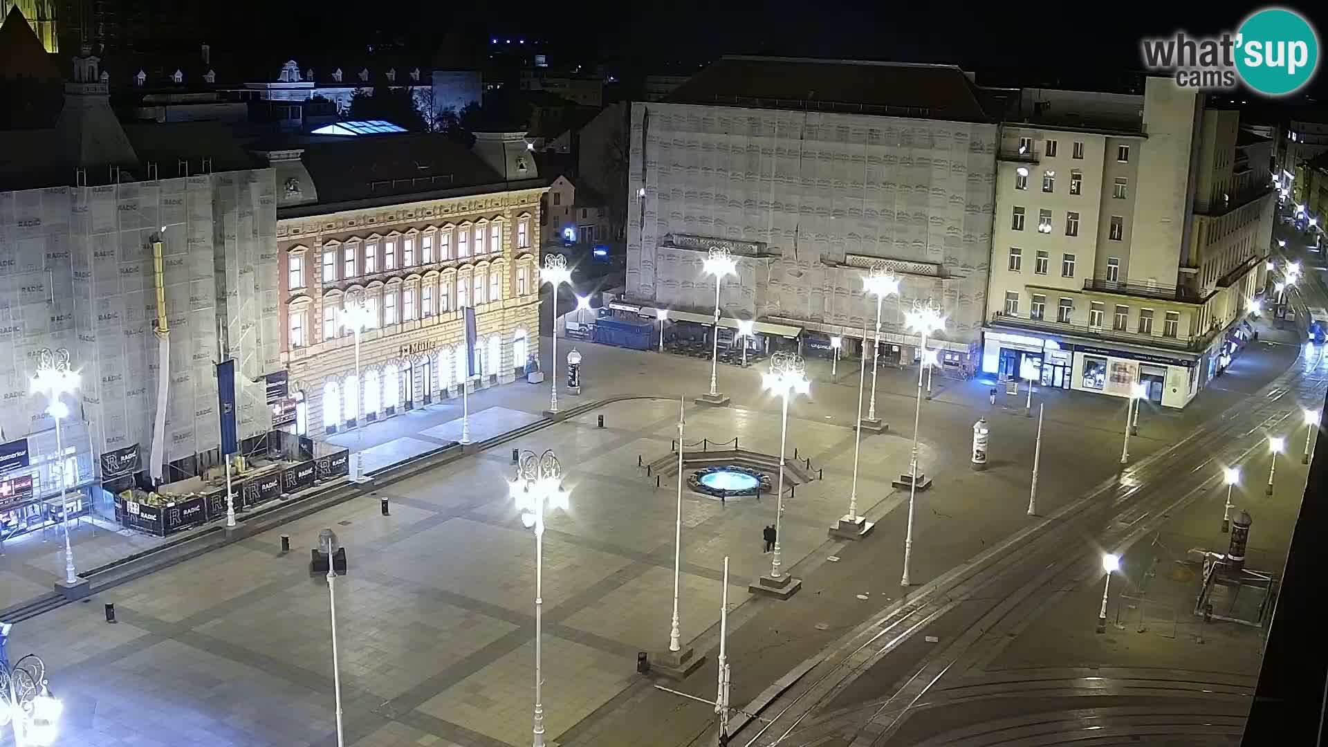 Piazza Ban Jelačić livecam Zagreb – Hotel Dubrovnik