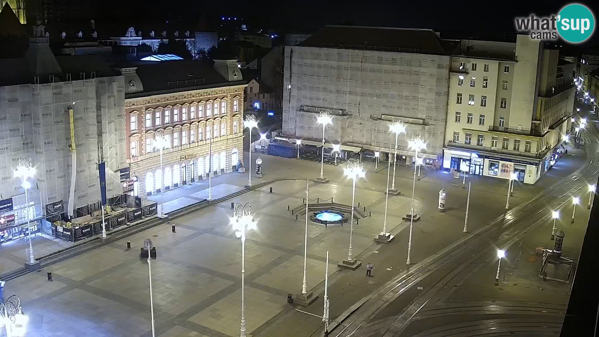 Plaza Ban Jelačić camera en vivo Zagreb – Hotel Dubrovnik