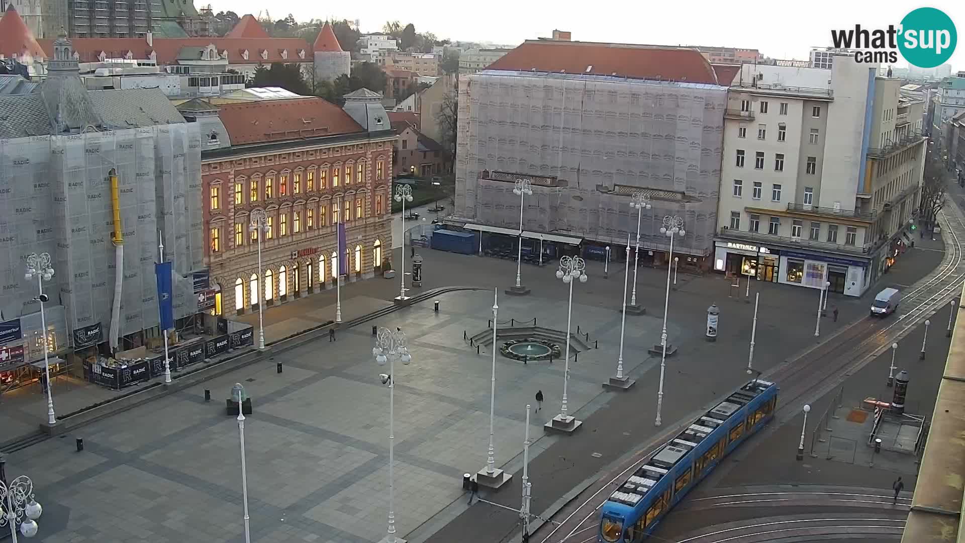 Piazza Ban Jelačić livecam Zagreb – Hotel Dubrovnik