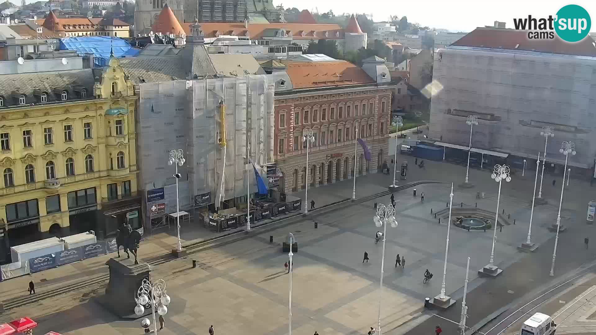 Ban Jelačić Platz  Live webcam Zagreb – Hotel Dubrovnik