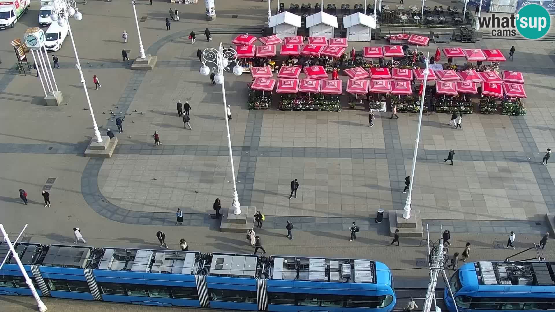 Trg Bana Jelačića web kamera Zagreb – Hotel Dubrovnik