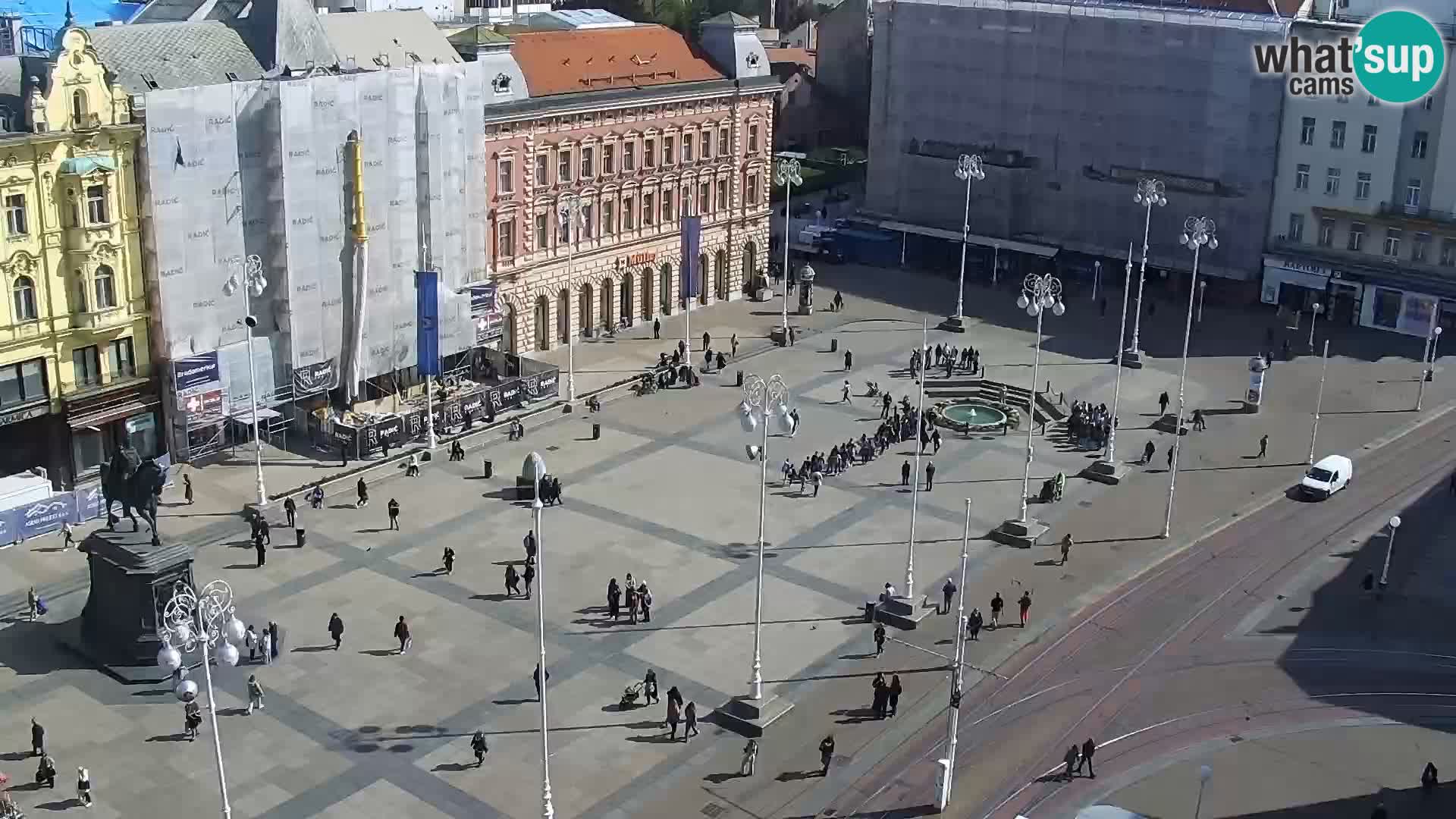 Ban Jelačić Platz  Live webcam Zagreb – Hotel Dubrovnik