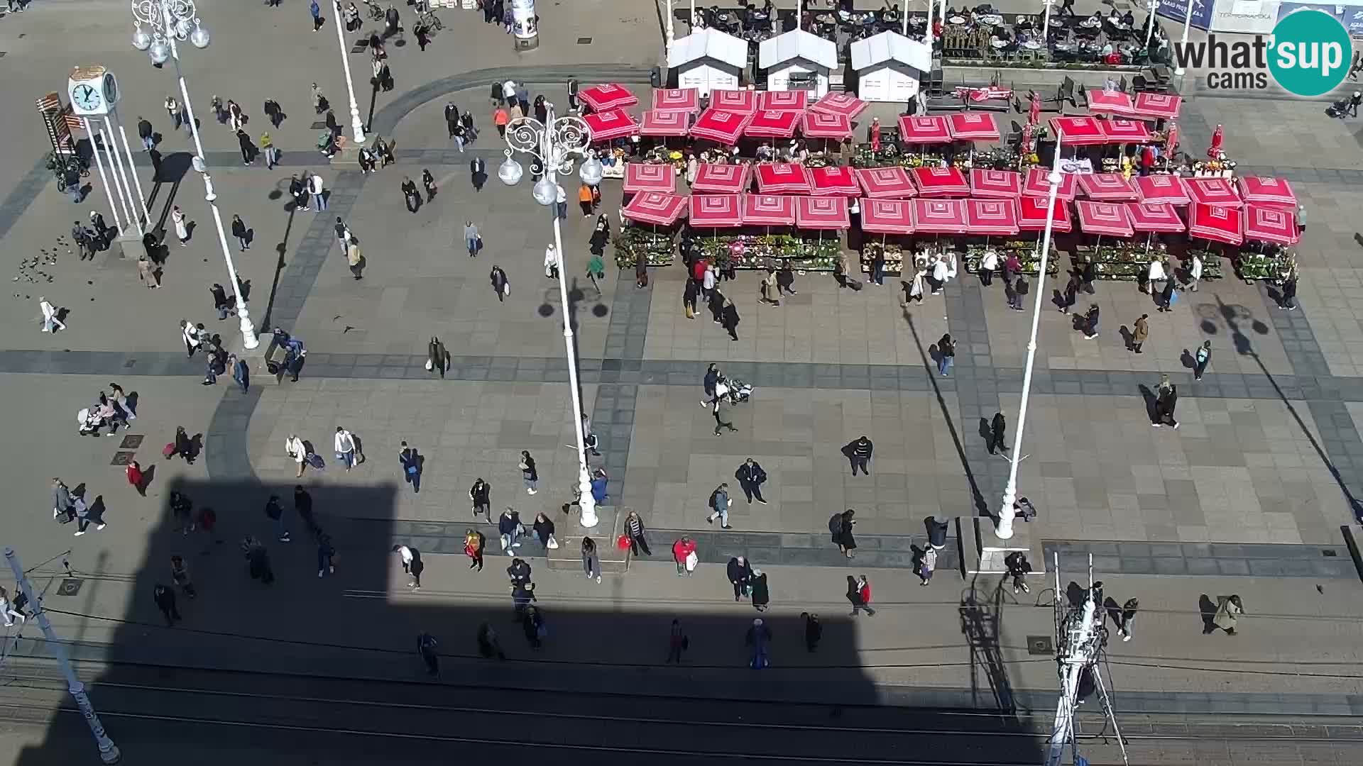 Piazza Ban Jelačić livecam Zagreb – Hotel Dubrovnik