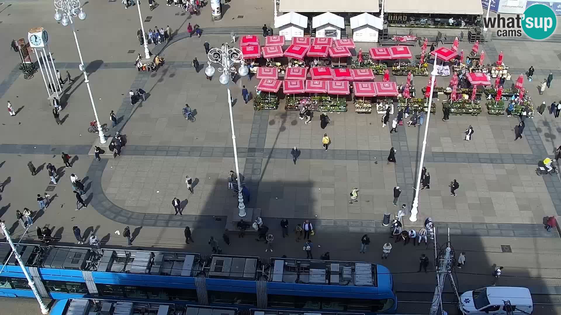 Ban Jelačić Platz  Live webcam Zagreb – Hotel Dubrovnik