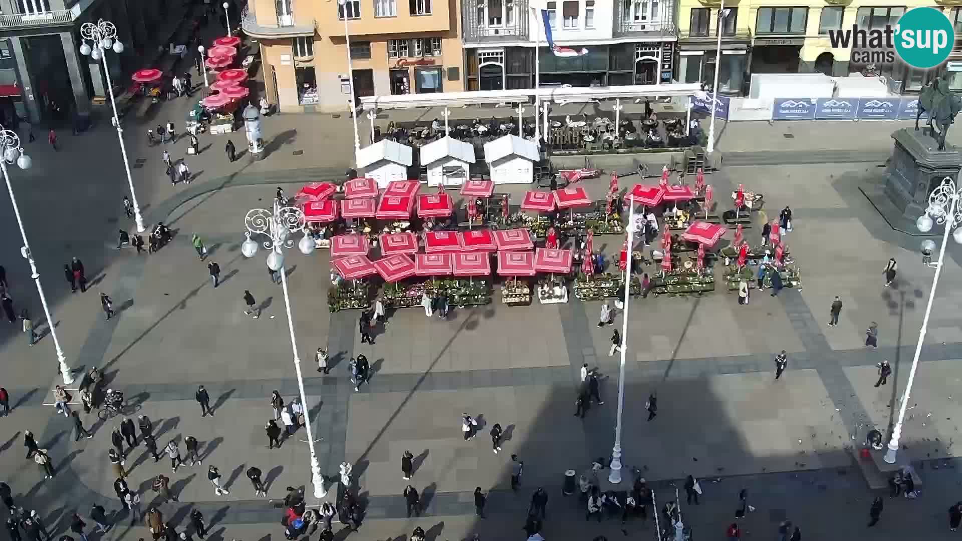Piazza Ban Jelačić livecam Zagreb – Hotel Dubrovnik