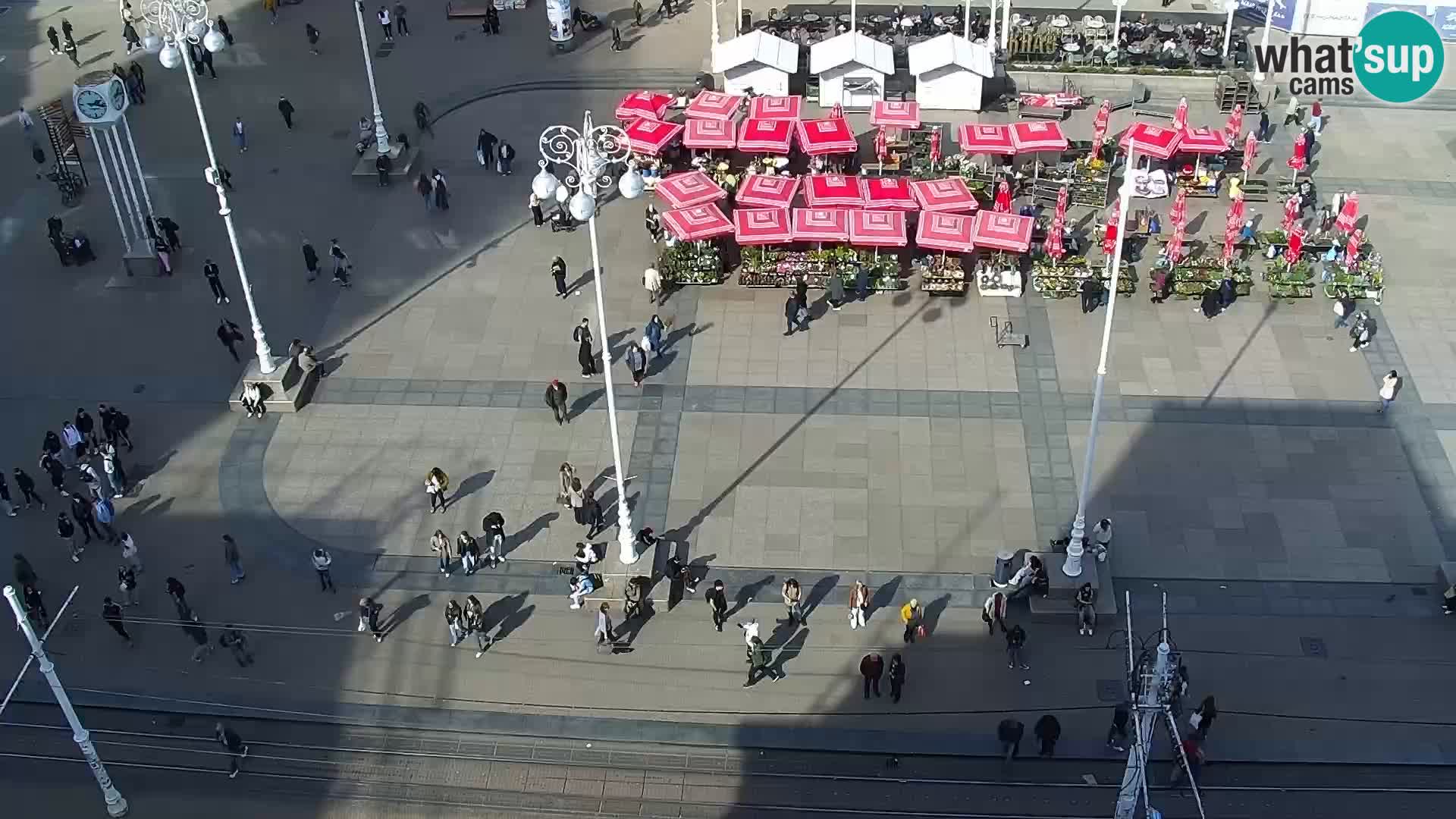 Piazza Ban Jelačić livecam Zagreb – Hotel Dubrovnik