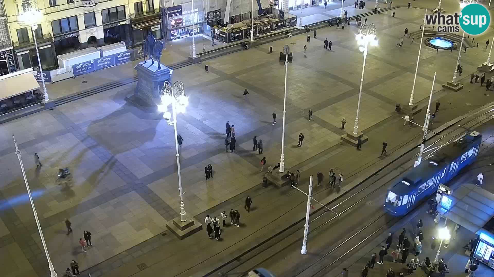 Plaza Ban Jelačić camera en vivo Zagreb – Hotel Dubrovnik