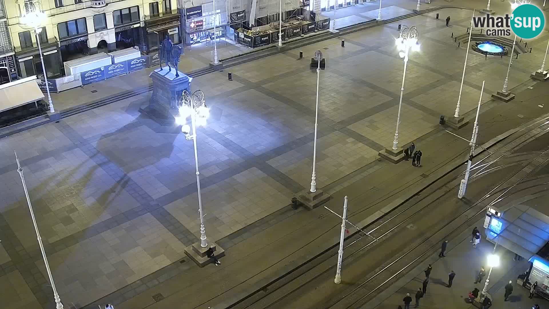 Piazza Ban Jelačić livecam Zagreb – Hotel Dubrovnik