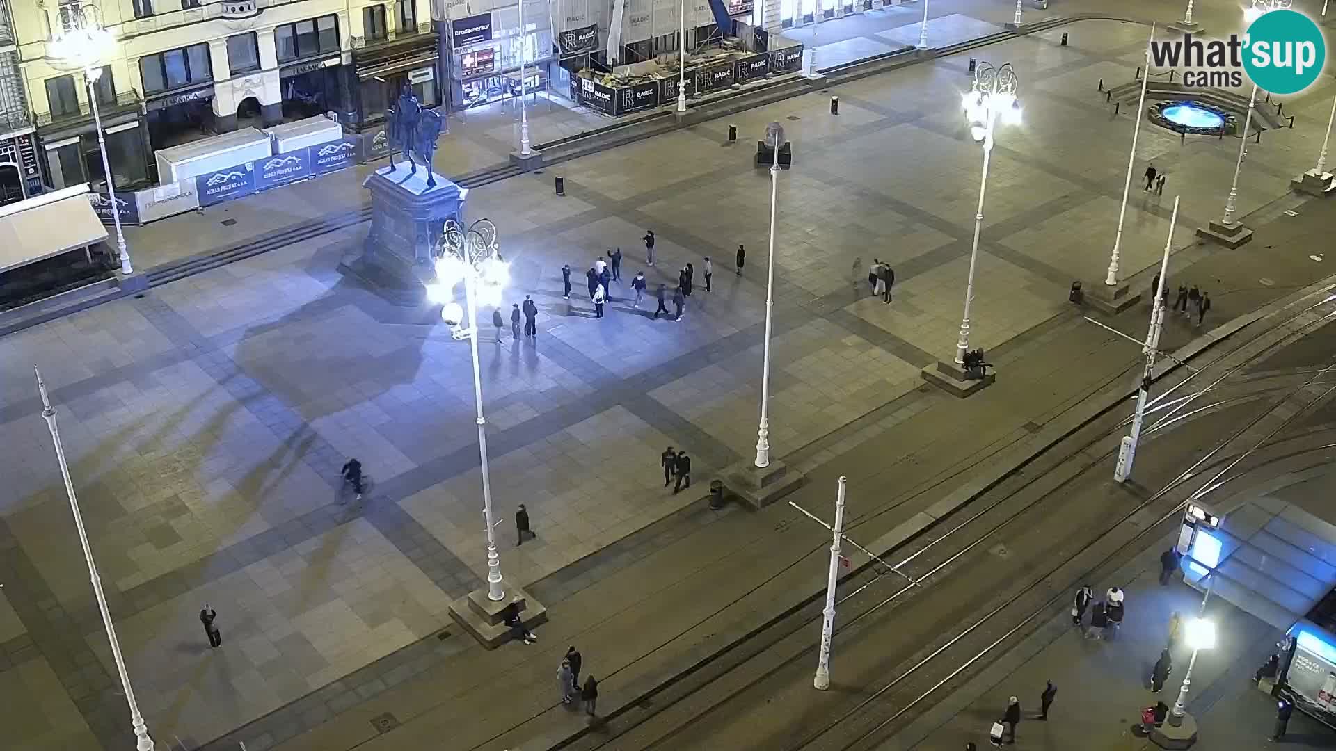 Ban Jelačić Platz  Live webcam Zagreb – Hotel Dubrovnik