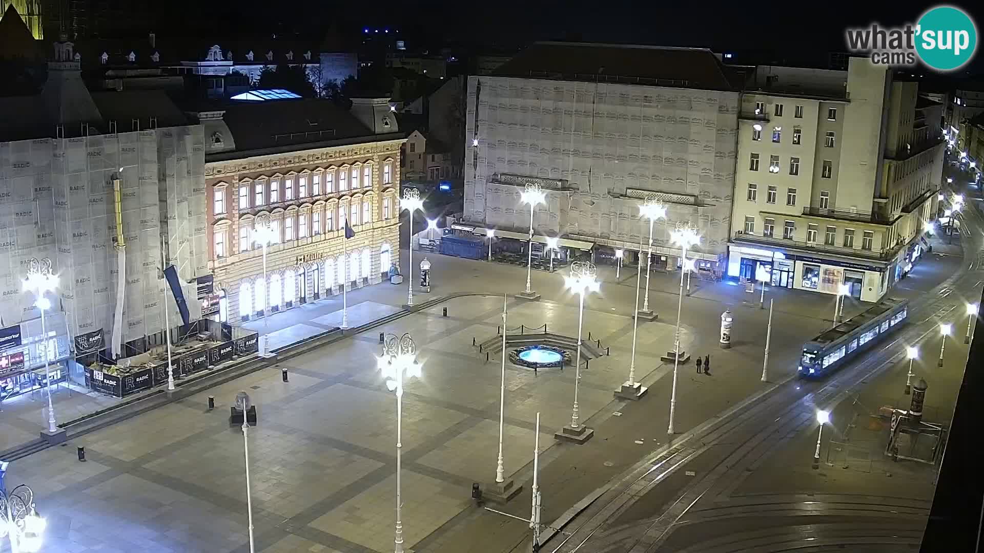 Ban Jelačić Platz  Live webcam Zagreb – Hotel Dubrovnik