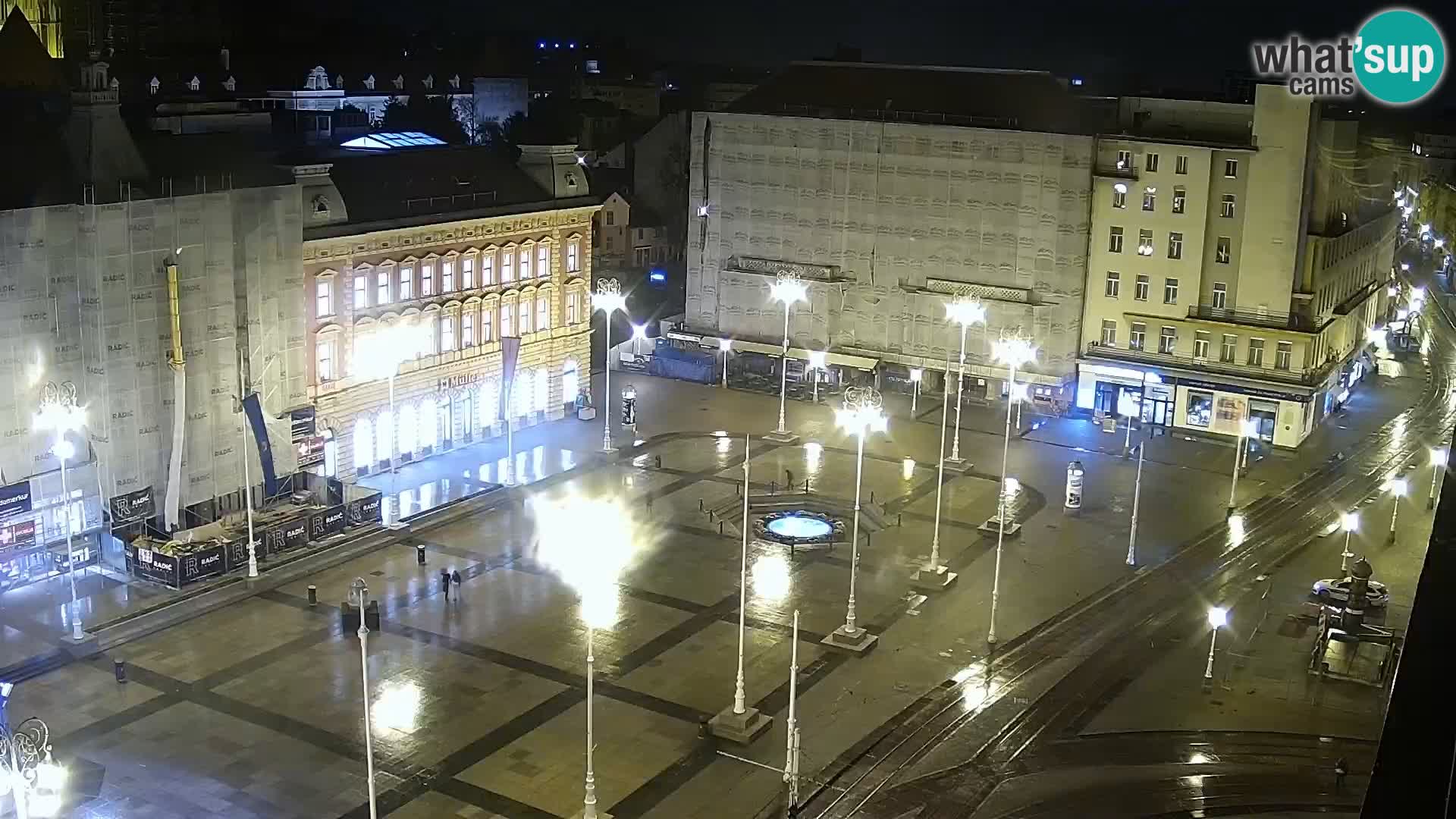 LIVE Webcam Zagreb Hotel Dubrovnik | Ban Jelačić square