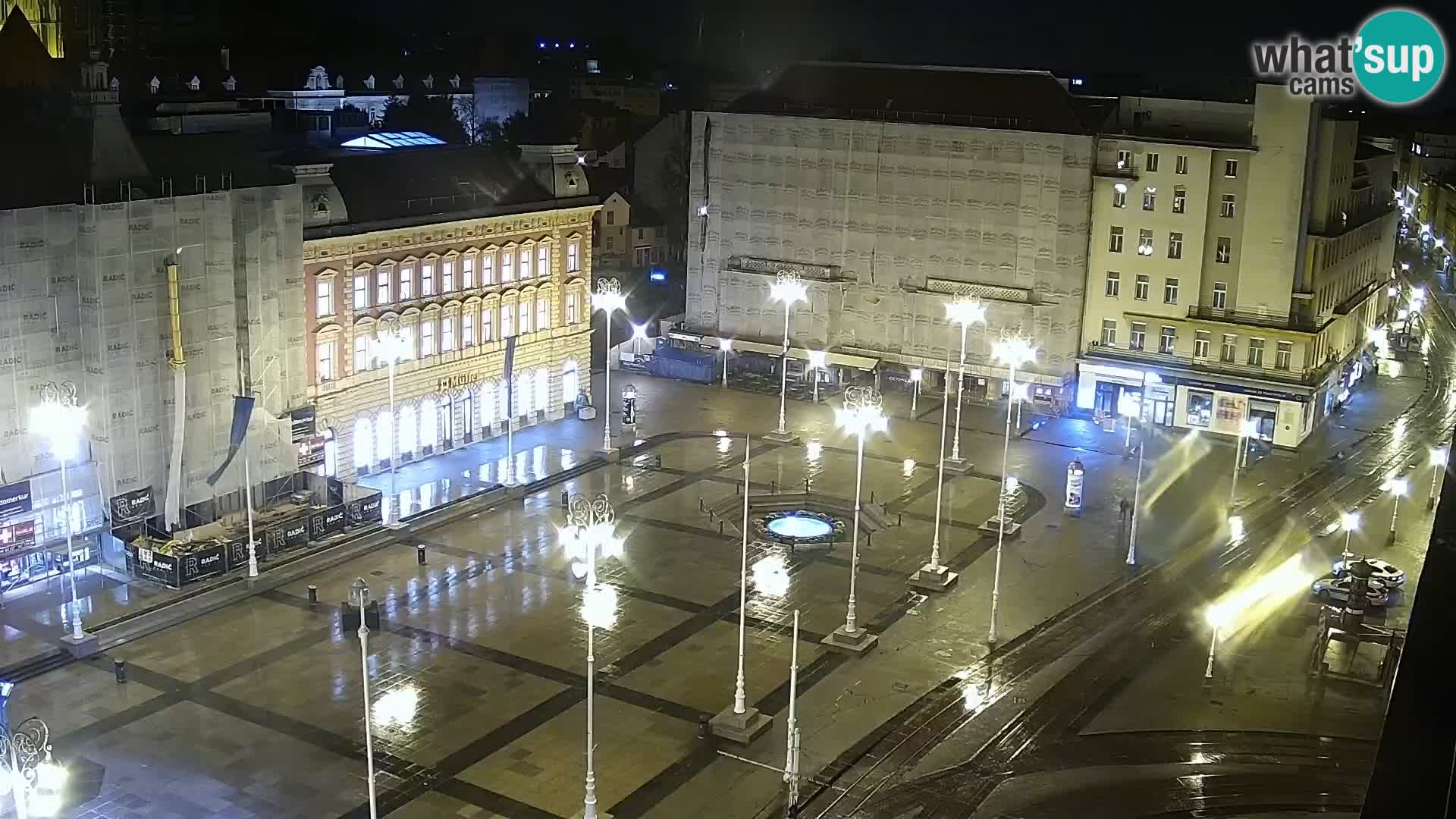 Ban Jelačić Platz  Live webcam Zagreb – Hotel Dubrovnik