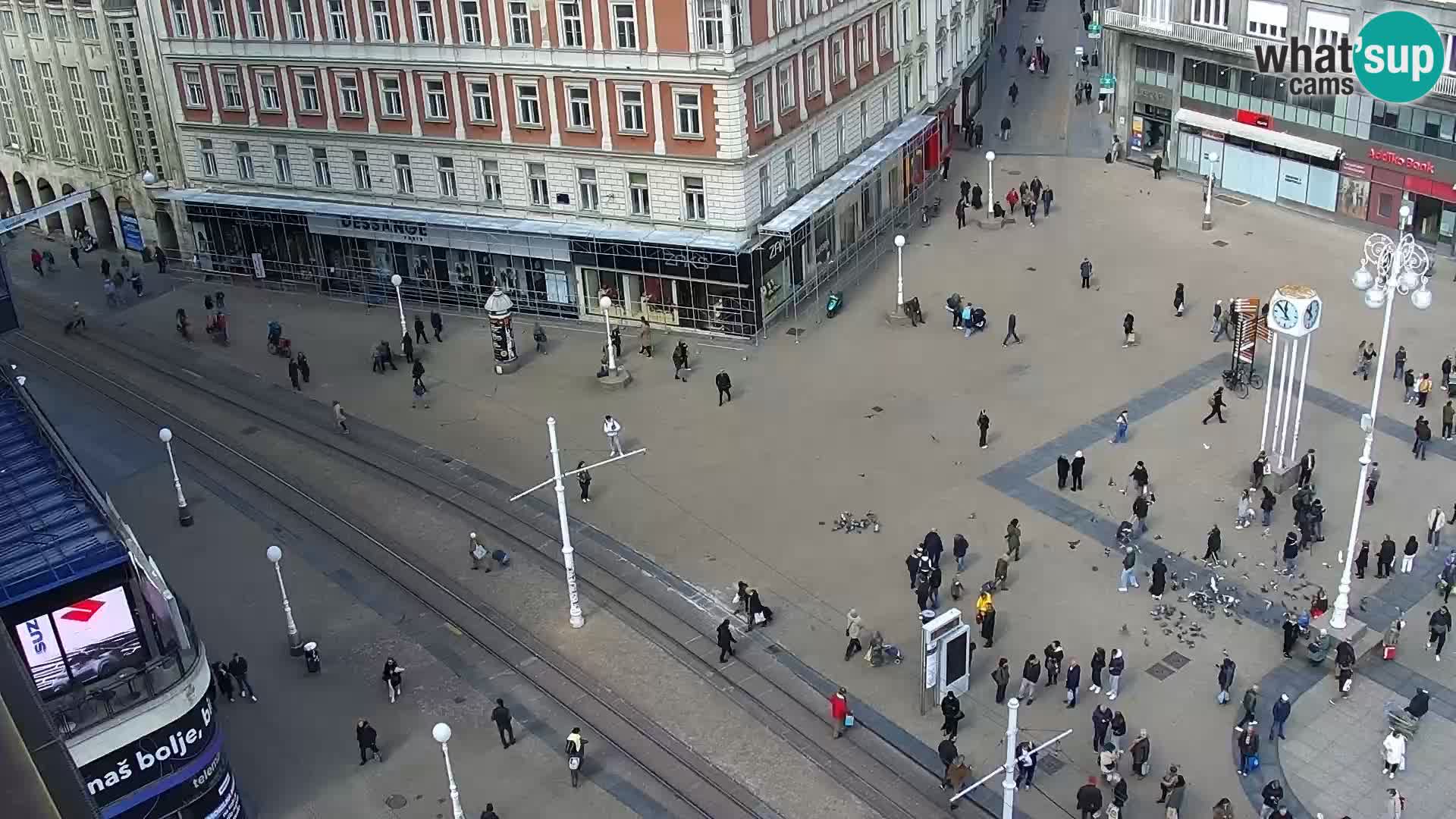 Ban Jelačić live cam Zagreb – Hotel Dubrovnik