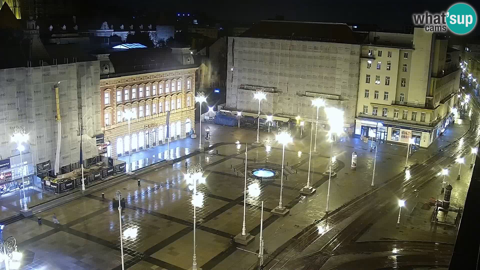 LIVE Webcam Zagreb Hotel Dubrovnik | Ban Jelačić square