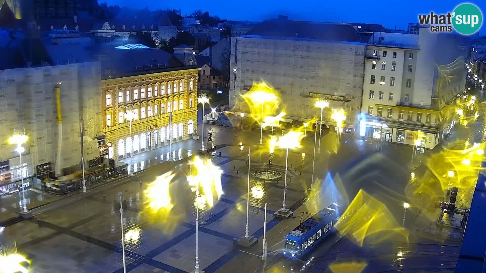 Plaza Ban Jelačić camera en vivo Zagreb – Hotel Dubrovnik