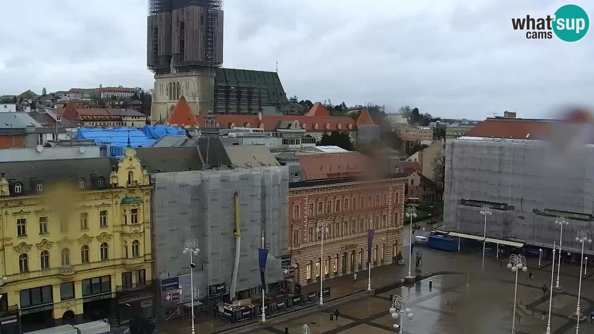 Piazza Ban Jelačić livecam Zagreb – Hotel Dubrovnik