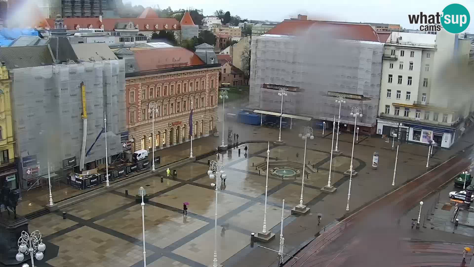 LIVE Webcam Zagreb Hotel Dubrovnik | Ban Jelačić square