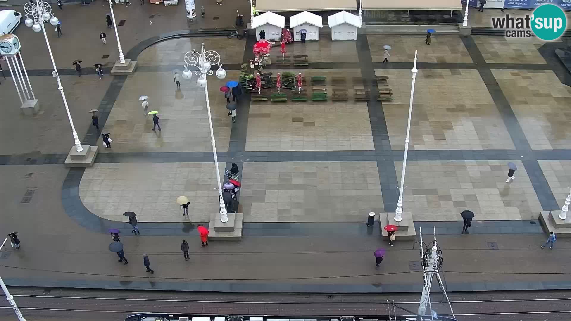 Ban Jelačić Platz  Live webcam Zagreb – Hotel Dubrovnik