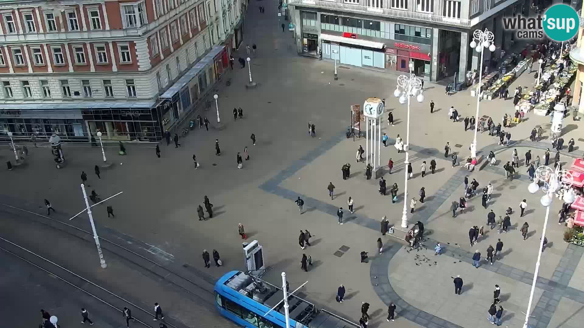 LIVE Webcam Zagreb Hotel Dubrovnik | Ban Jelačić square