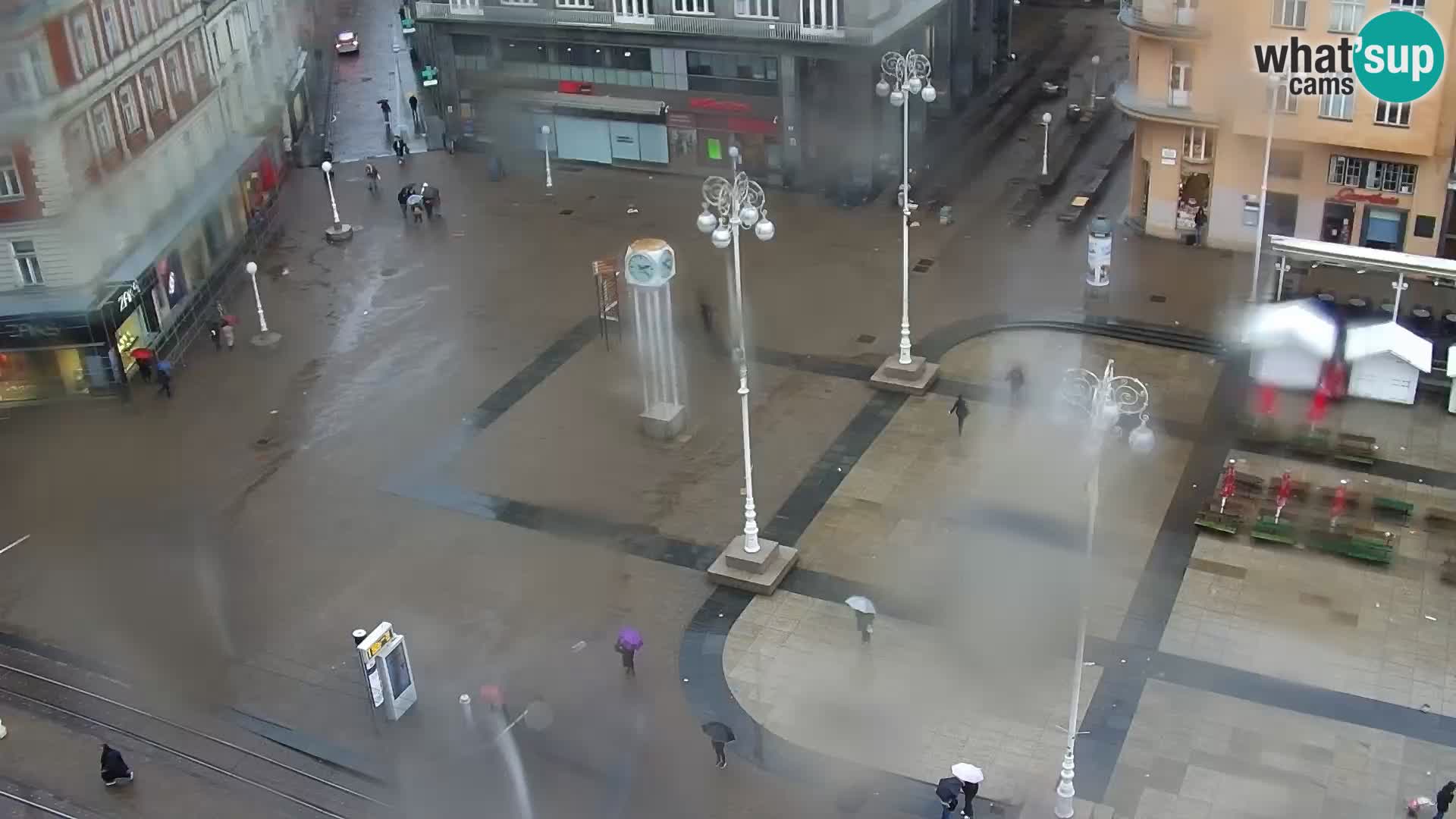 LIVE Webcam Zagreb Hotel Dubrovnik | Ban Jelačić square